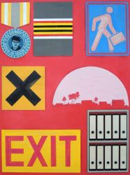 K. on Journey, oil on canvas, 160 x 120 cm, 2013