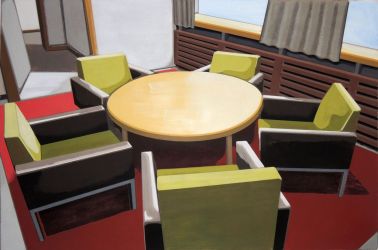 Lounge, oil on canvas, 100 x 150 cm, 2013