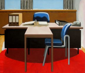Office, oil on canvas, 95 x 110 cm, 2016