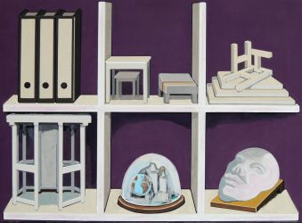 Cabinet of Traditions, oil on canvas, 2012