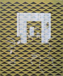 Culture Discourse, oil on canvas, 130 x 108, 2001