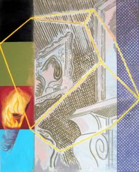 Polyeder, oil on canvas, 175 x 145 cm, 1998