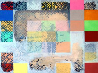 There goes Kafka's Father, oil on canvas, 144 x 192 cm, 1992