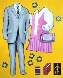 Up to Clayton, oil on canvas, 55 x 45 cm, 2016