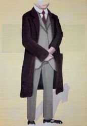 Kafka's Clothes, oil on canvas, 52 x 38 cm, 2016