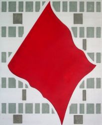 Flag Painting, oil on canvas, 55 x 45 cm, 2012