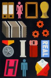 Logo Painting, oil on canvas, 65 x 43 cm, 2016