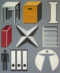 Logo Painting, oil on canvas, 55 x 45 cm, 2012