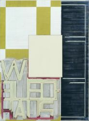 Wellblech Haus (African House), oil on canvas, 130 x 96 cm, 2003