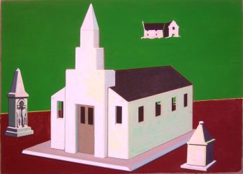 Cape Dutch, oil on canvas, 40 x 55 cm, 2009