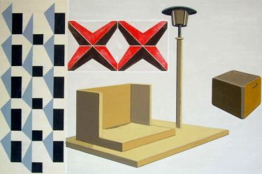 Transit Station, oil on canvas, 100 x 150 cm, 2007