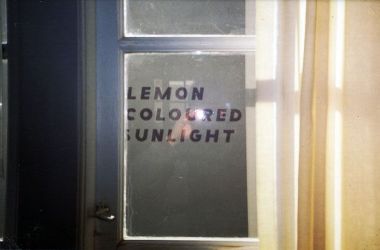 Lemon Coloured Sunlight, wallpainting, private house, 2003