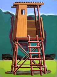 Watchtower, oil on canvas, 160 x 120 cm, 2013