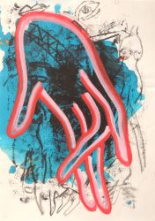 Untitled, mixed media on paper, 2019