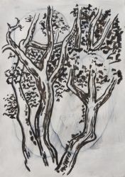 Untitled, mixed media on paper, 2019