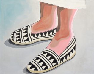 Untitled (Initiation), oil on canvas, 55 x 70 cm, 2019