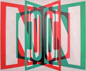 NoNoNoNo, oil on canvas, 48 x 58 cm, 2019