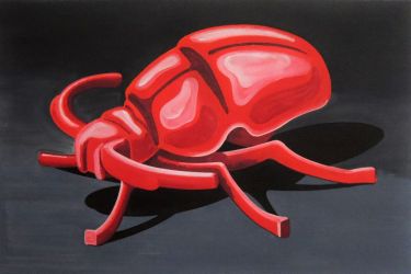 Red Bug, oil on canvas, 60 x 90 cm, 2019