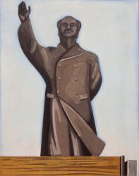 Mao Greets You, oil on canvas, 70 x 55 cm, 2020