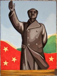 Mao Greets You, oil on canvas, 145 x 110 cm, 2020