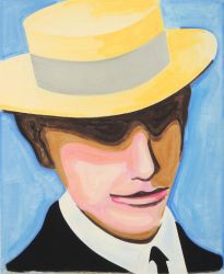 Kafka, oil on canvas, 55 x 45 cm, 2020