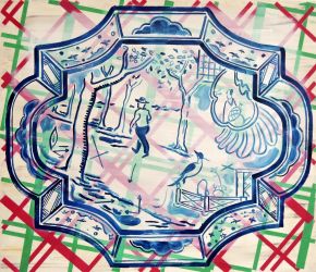 Vincent Comes And Goes, oil on canvas, 110 x 90 cm, 2021