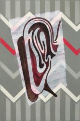 Buddha's Ear, oil on canvas, 90 x 60 cm, 2022