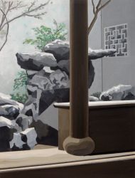 Rock Garden, oil on canvas, 59 x 45 cm, 2022