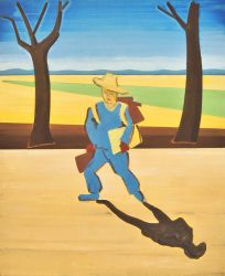 Untitled (After Van Gogh), oil on canvas, 55 x 45 cm, 2022