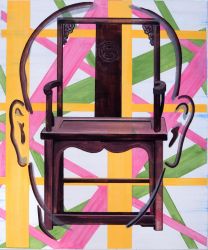 Chairman, oil on canvas, 90 x 75 cm, 2022