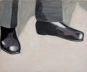 In Kafka's Shoes, oil on canvas, 45 x 55 cm, 202