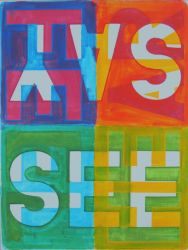 See Say, oil on canvas, 2023