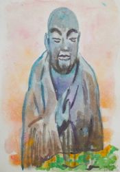 Untitled, water colour on paper, 2024