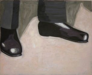 In Kafka's Shoes, oil on canvas, 45 x 55 cm, 2023