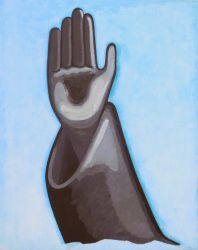 Greeting, oil on canvas, 62 x 50 cm, 2024