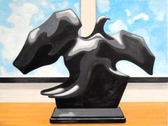 Fly Like an Eagle, oil on canvas, 110 x 130 cm, 2024