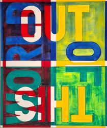 Out of This World, oil on canvas, 90 x 75 cm, 2025